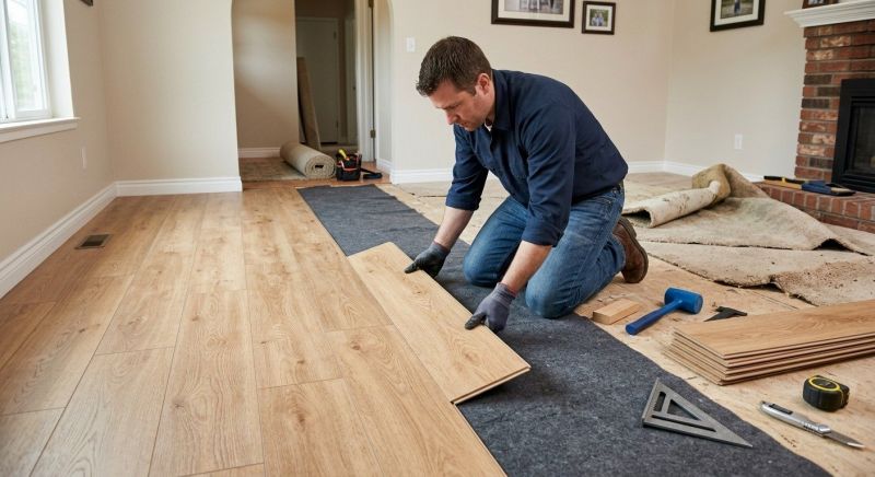 Laminate Floor Remodeling in Hanover, PA
