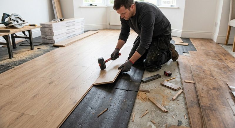 Laminate Floor Replacement in Maryland Line, MD