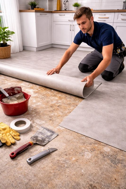 Linoleum Floor Installation in Fairfield, PA