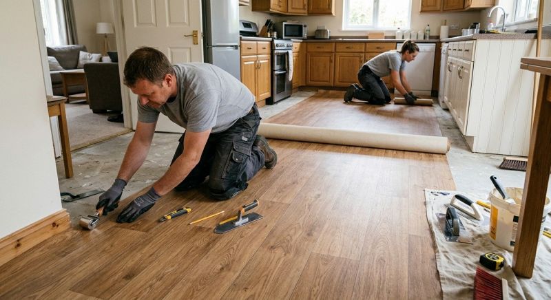 Linoleum Floor Installation in Hanover, PA