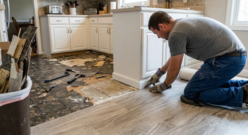 Linoleum Floor Installation in Parkton, MD