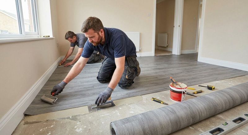 Sheet Linoleum Installation in Westminster, MD